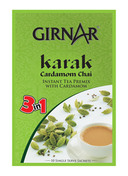Girnar Karak Cardamom Instant Tea Premix with Sugar, 10 Sachets 140g