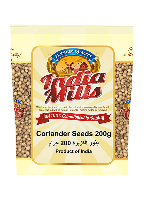 India Mills Whole Coriander Seeds, 200g