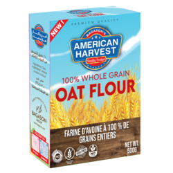 American Harvest Oat Flour 500 Grams, Gluten Free