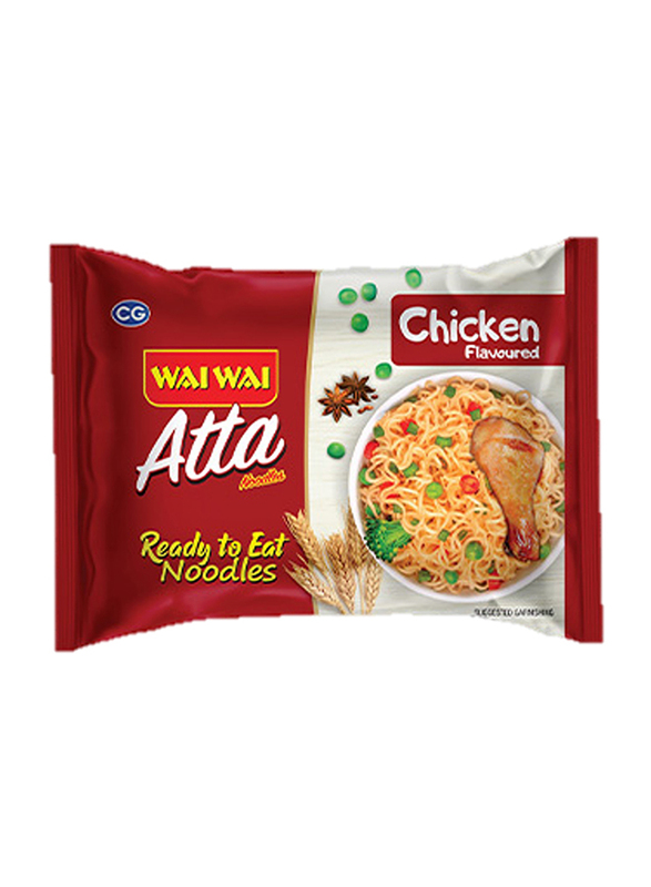 Wai Wai Ready to Eat Instant Chicken Flavour Atta Noodles, 75g