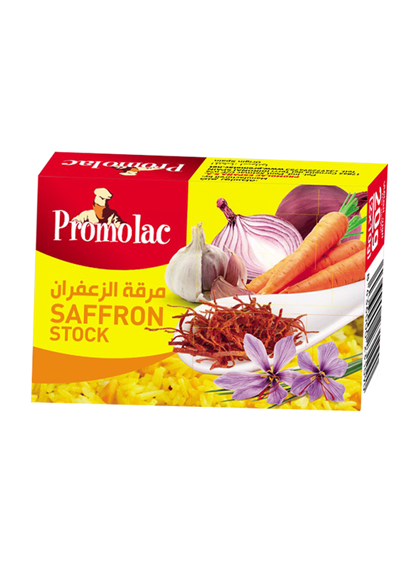 Promolac Saffron Bouillon Stock Cubes, 20g