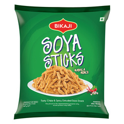 Bikaji Soya Sticks - Masala Munch, 200g Pouch , Crispy & Crunchy , Made with All Natural Ingredients , Product of India