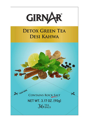 Girnar Detox Kahwa Green Tea Bags, 36 Tea Bags x 2.5g
