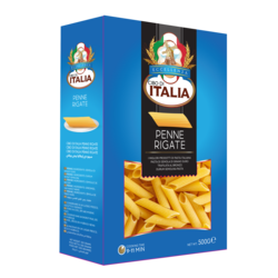 Cibo Di Italia Pasta Penne Rigate 500g , Made with 100% High Grade Durum Wheat Semolina , Vegetarian