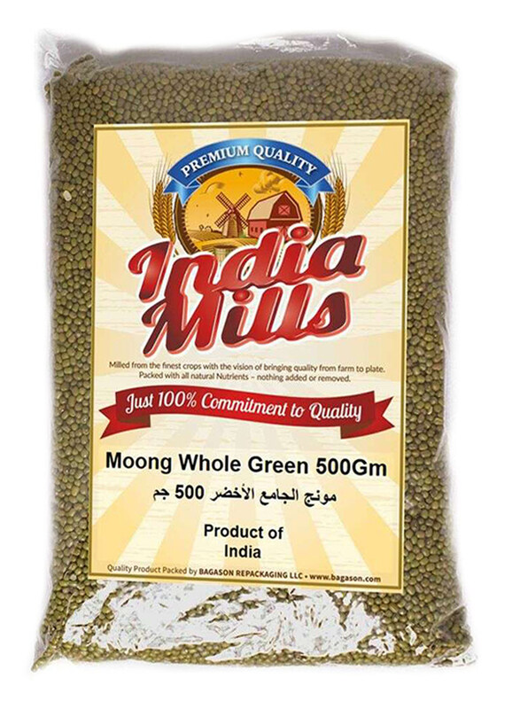 

India Mills Moong Whole Green, 500g