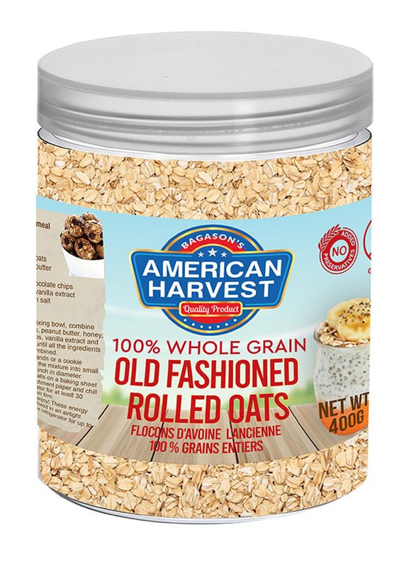 American Harvest Gluten Free Rolled Oats In Jar, 400g