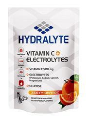 Hydralyte Zesty Orange Flavour Vitamin C + Electrolyte Hydration Sports Drink Powder Mix Pouch, 10 x 800g