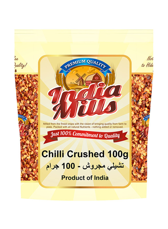 India Mills Chilli Crushed, 100g
