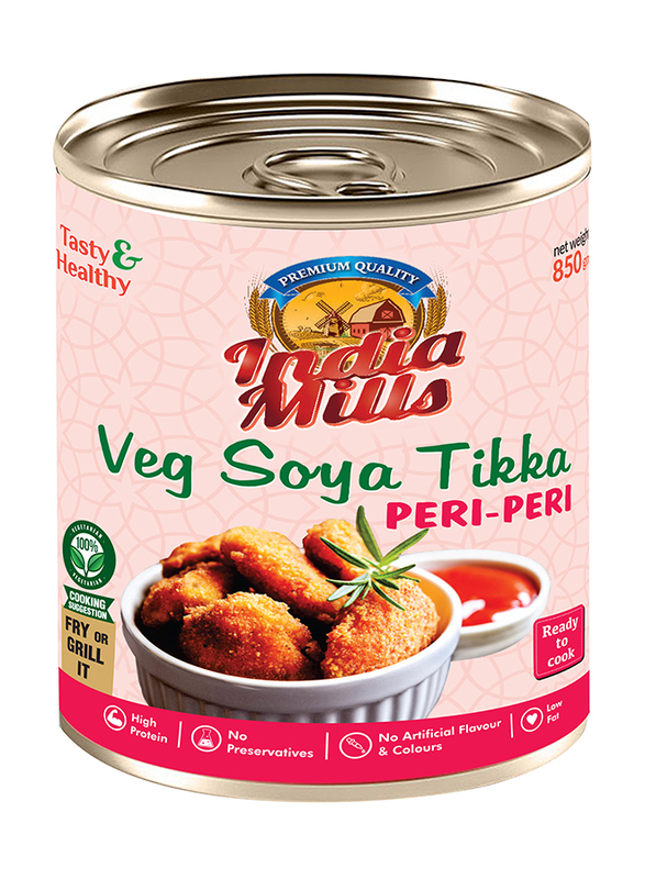India Mills Soya Tikka Peri-Peri, 850g