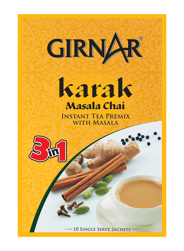 Girnar Karak Instant Masala Tea Premix with Sugar, 10 Sachets, 140g