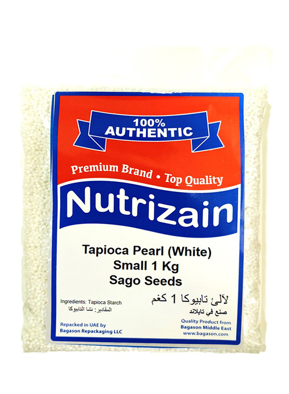Nutrizain Tapioca Pearl Sago Small Seed, 1 Kg