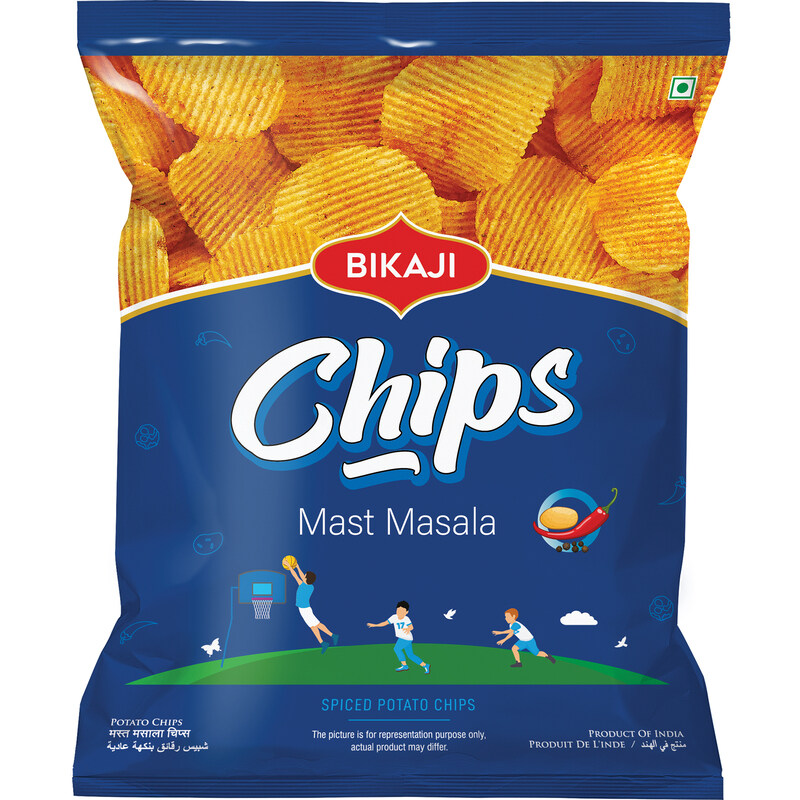 

Bikaji Potato Chips Mast Masala 40G