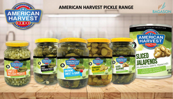 American Harvest Sliced Green Jalapenos Pickle, 2960g