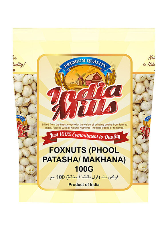 

India Mills Foxnuts Phool Patasha/Makhana, 100g