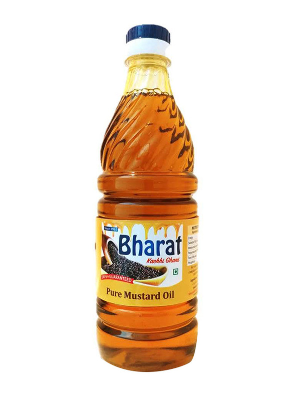 Bharat Kachhi Ghani Pure Mustard Oil, 500ml