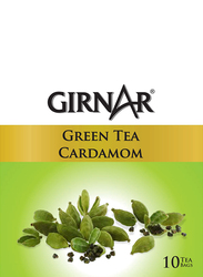 Girnar Cardamom Green Tea Bags, 10 Tea Bags x 1.2g