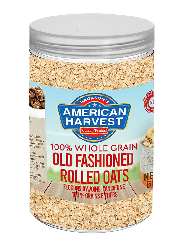 American Harvest Gluten Free Rolled Oats In Jar, 600g