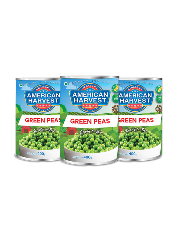 

American Harvest Green Peas, 3 x 400g