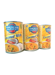 American Harvest Coconut Milk, 3 Cans x 400ml