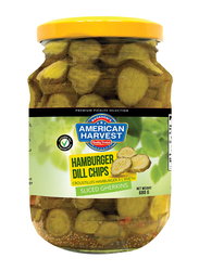 American Harvest Hamburger Dill Chips (Sliced Gherkins) Pickle, 680g