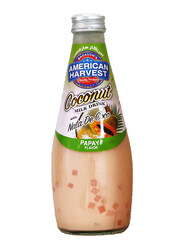 American Harvest Coconut Milk With Nata De Coco Papaya, 290ml