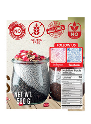 American Harvest Gluten Free 100% Whole Grain Chia Seeds Jar, 500g