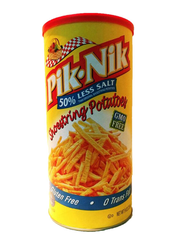 

Pik-Nik Shoestrings Potato Fries Less Salt, 255g