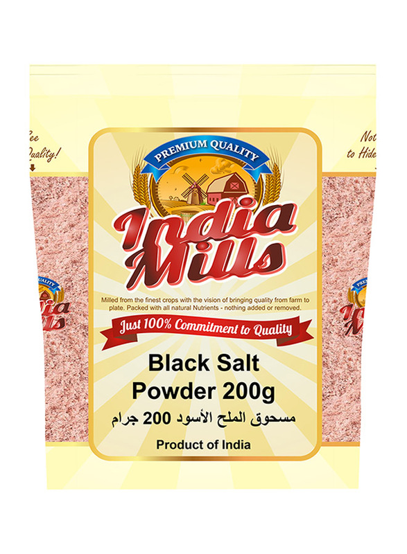 India Mills Black Salt Powder, 200g