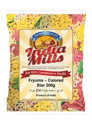 India Mills Fryums Coloured Star, 200g