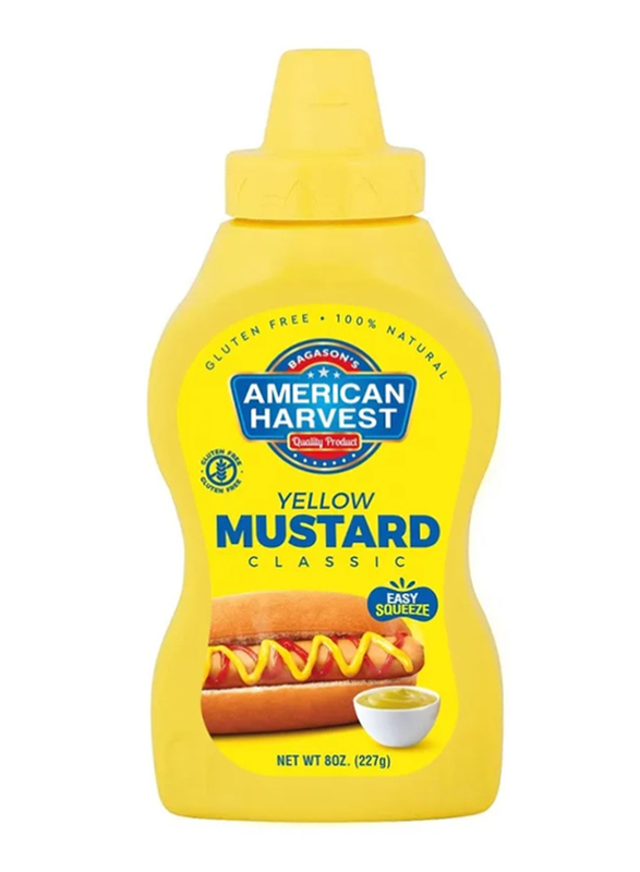 American Harvest Classic Yellow Mustard, 227g