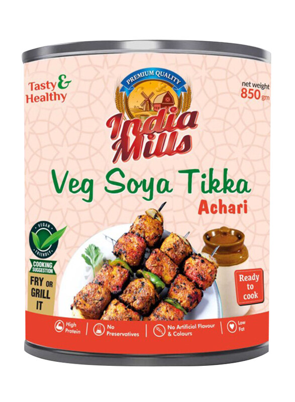 

India Mills Achari Veg Soya Tikka, 850g