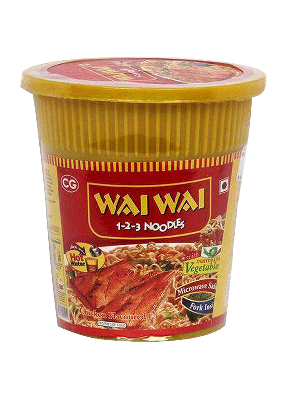 Wai Wai Chicken Cup Noodles, 65g