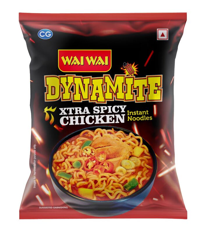 Wai Wai Dynamite Chicken Noodles - Extra Spicy 100g