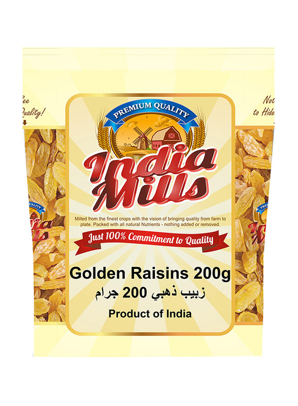 India Mills Golden Raisins, 200g