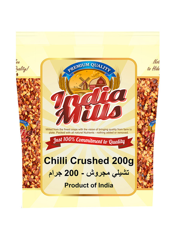 India Mills Chilli Crushed, 200g