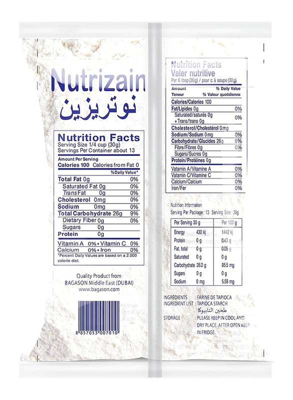 Nutrizain Tapioca Flour, 500g
