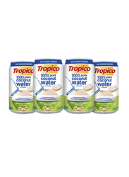 Tropico 100% Pure Thai Coconut Water with Pulp, 4 Pack x 310ml