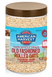 American Harvest Rolled Oats In Jar 1.2kg, Old Fashioned, Gluten Free