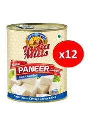 India Mills Malai Paneer Cubes, 12 Cans x 825g