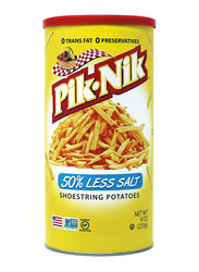 Pik-Nik Shoestrings Potato Fries Less Salt, 255g