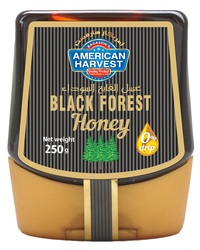 مرطبان عسل الغابة السوداء من أمريكان هارفست ، منتجات ألبان ، مكسرات ، خالي من الغلوتين ، 250 جرام