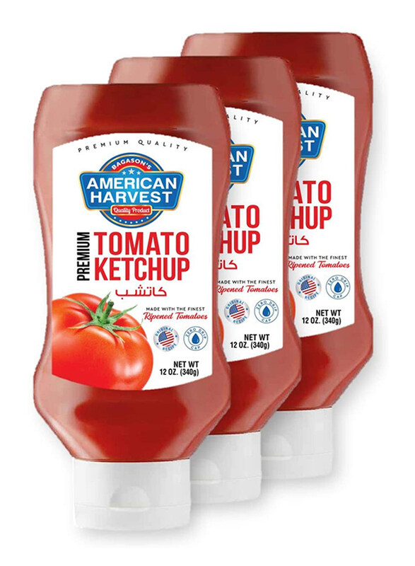 

American Harvest Ketchup, 3 x 340g