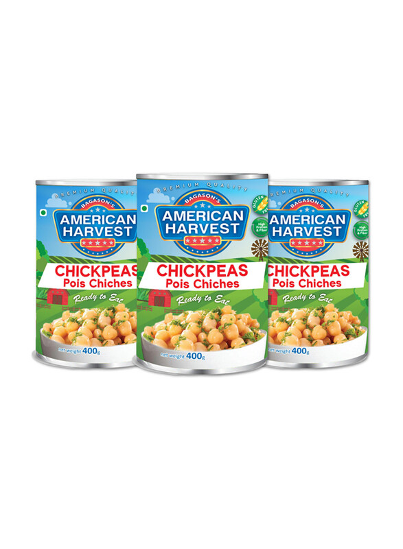 

American Harvest Chick Peas, 3 x 400g