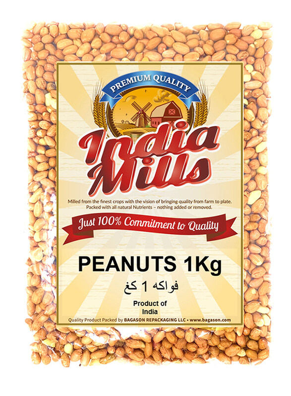 

India Mills Plain Peanuts Raw, 1 Kg