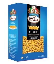 معكرونة سيبو دي إيطاليا فوسيلي 500 جم , مصنوع بنسبة 100% من سميد القمح القاسي عالي الجودة , نباتي
