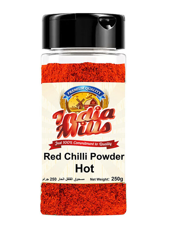 

India Mills Red Chilli Powder Jar Red Hot, 250g