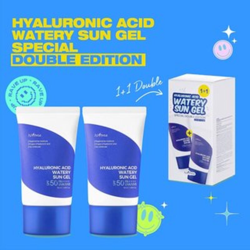 Hyaluronic Acid Watery Sun Gel_50Ml X 2 Ea