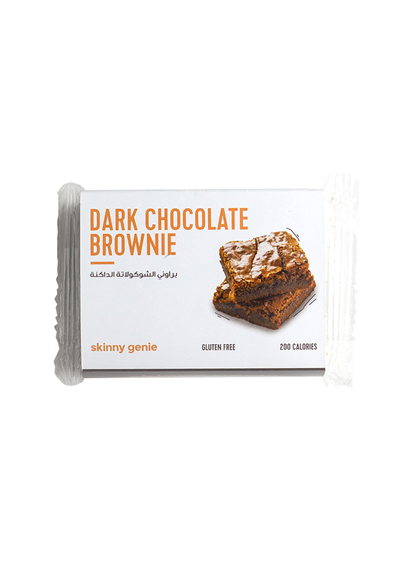 Skinny Genie Gluten Free Dark Chocolate Brownie, 12 Pieces x 45g