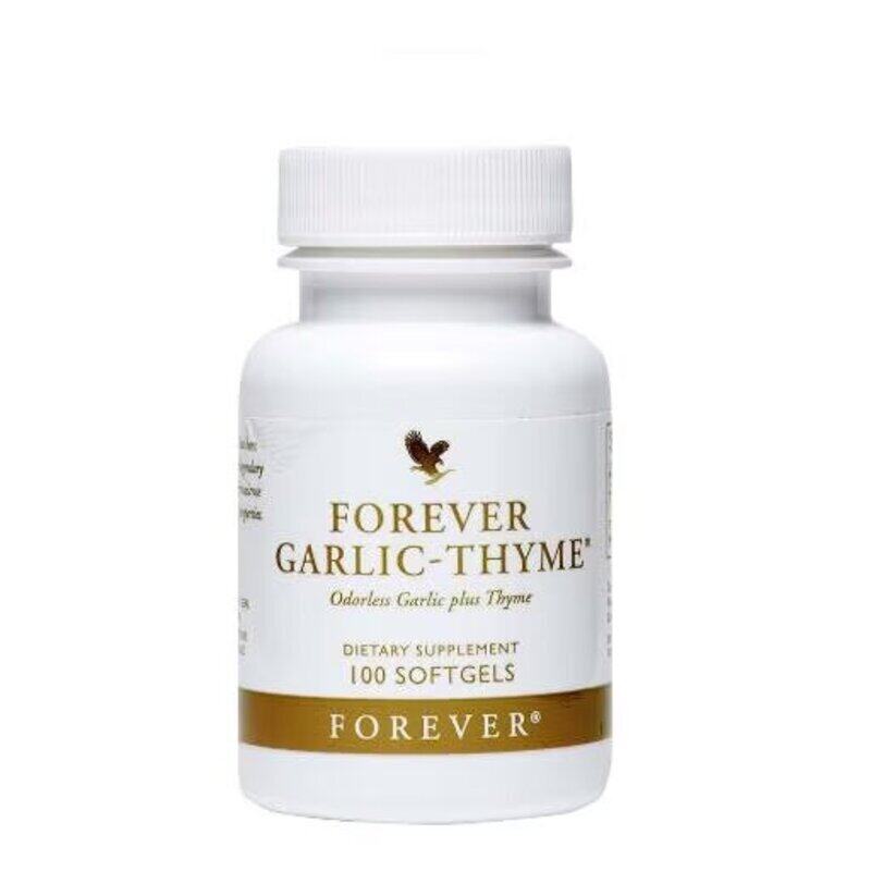 

Forever Living GARLIC THYME, Helps promote cardiovascular function , 100 softgels