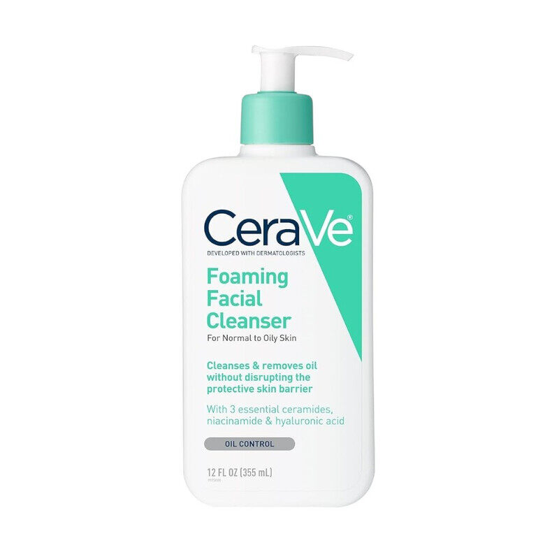 

CeraVe Foaming Facial Cleanser, 12 fl oz (355 ml)